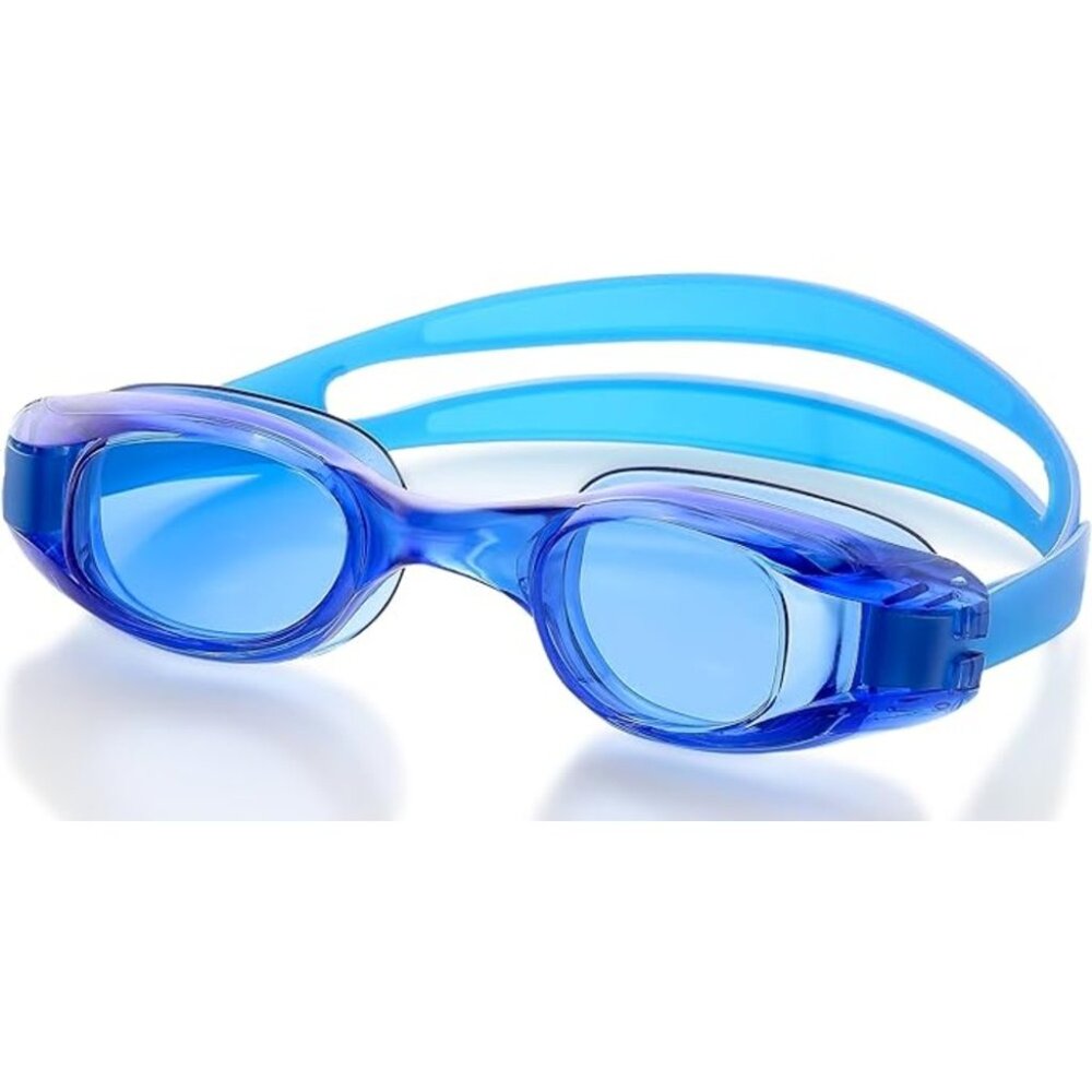 BEEMO Swimming Goggles for Adults Leak Resistant Anti-Fog UV Protection - Blue